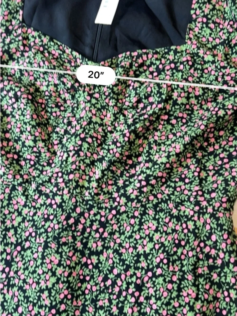 J. Crew Smocked-sleeve midi dress in floral 10 NWT - Picture 9 of 11